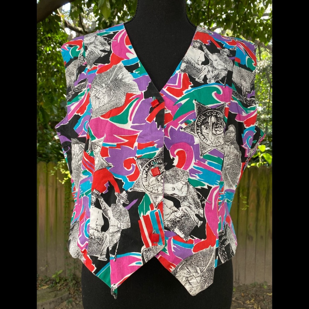 VINTAGE Country Western Homemade Vest